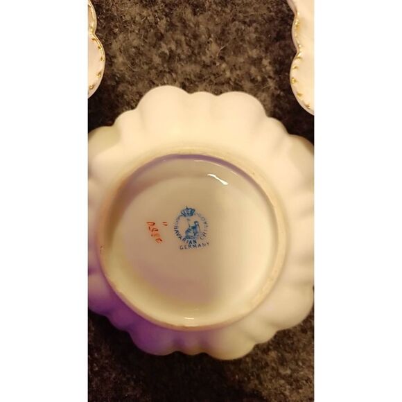 Bavaria scalloped head bowls made in Germany. - Picture 3 of 7